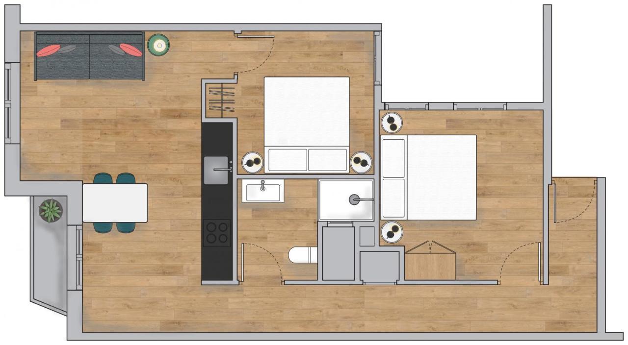 Urban Chill Apartments By Olala Homes 오스피탈레트 데 요브레가트 외부 사진